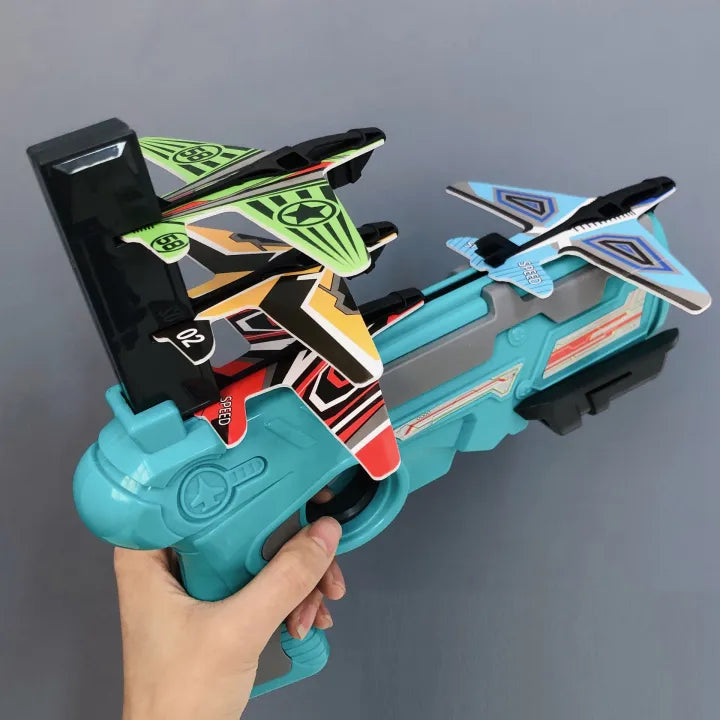 Air Battle GunToy Catapult Plane Toy Airplane