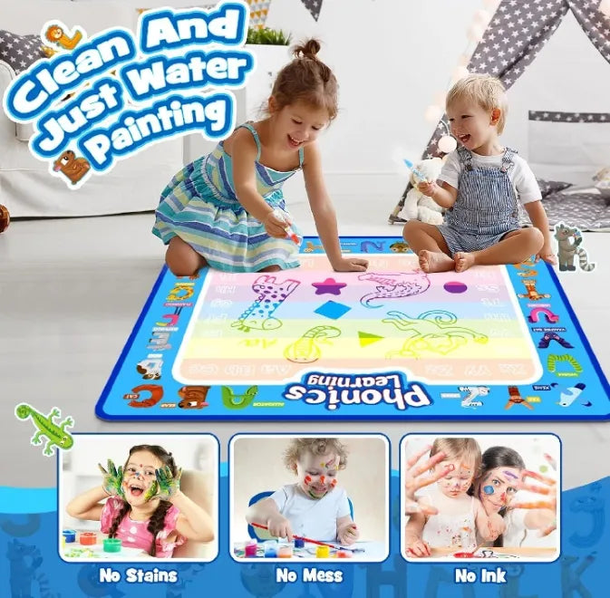 Magical Aqua Doodle water Canvas Mat For Kids,Drawing Water Mat